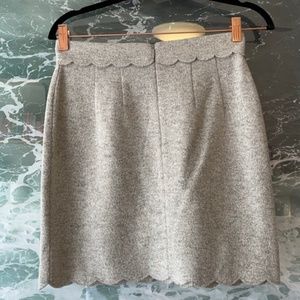 Club Monaco Scalloped Skirt
